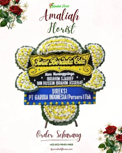 Papan Bunga Duka di Pucanganom